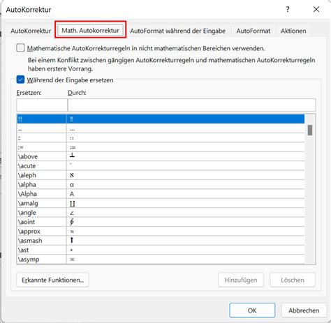 outlook autokorrektur aktivieren.